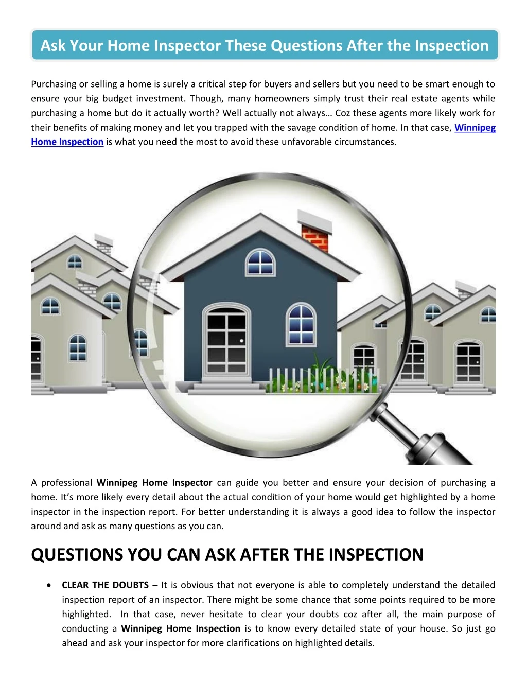 ask your home inspector these questions after