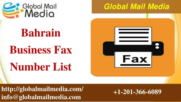 Bahrain Business Fax Number List