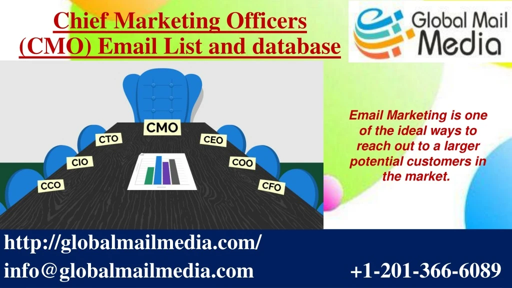 chief marketing officers cmo email list and database