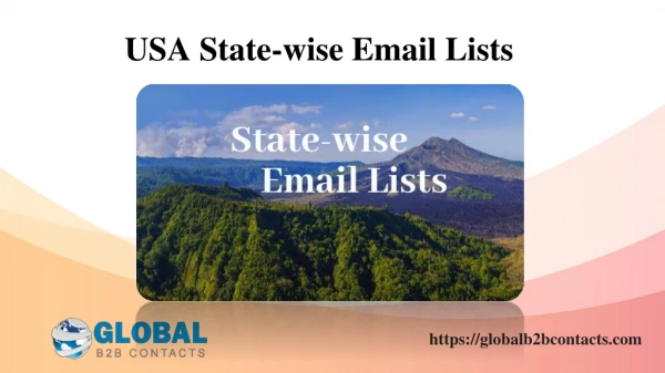 usa state wise email lists