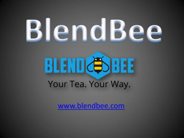 Personalized Tea - blendbee.com