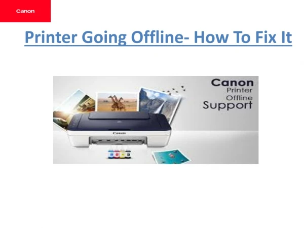 How to Fix Printer Going Offline Error