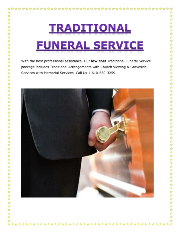 Traditional Funeral Service