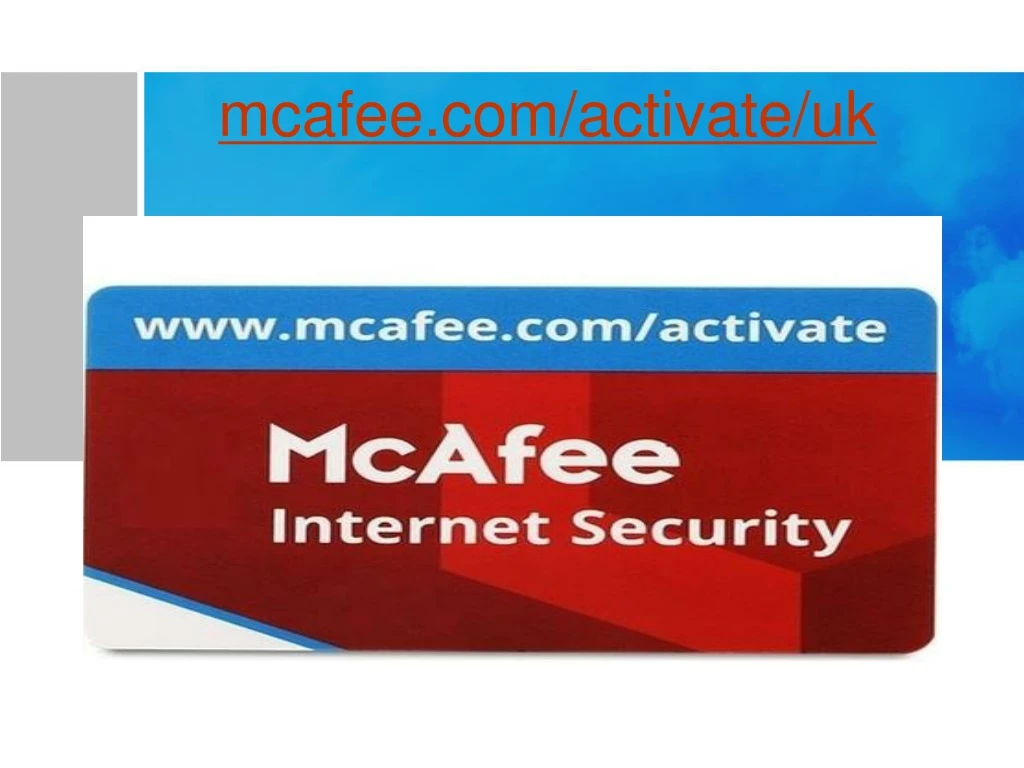 mcafee com activate uk