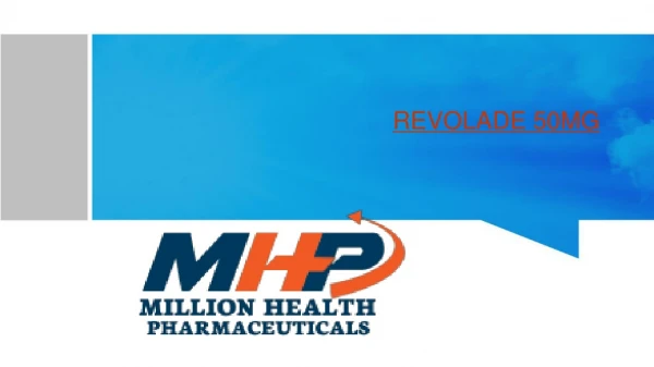 Revolade 50mg tablet | Eltrombopag tablets | MHP