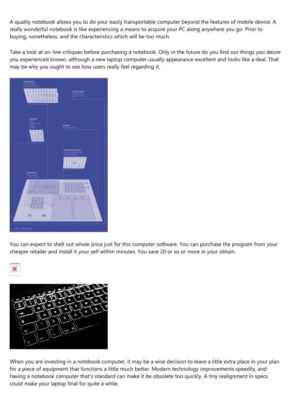 Notebook computers And What You Must Know About Them