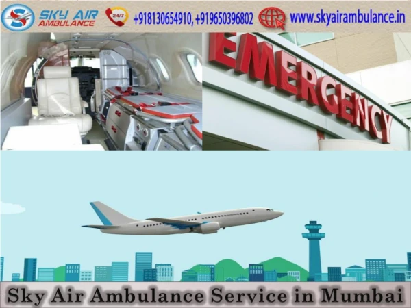 Sky Air Ambulance in Mumbai with Expert Paramedics