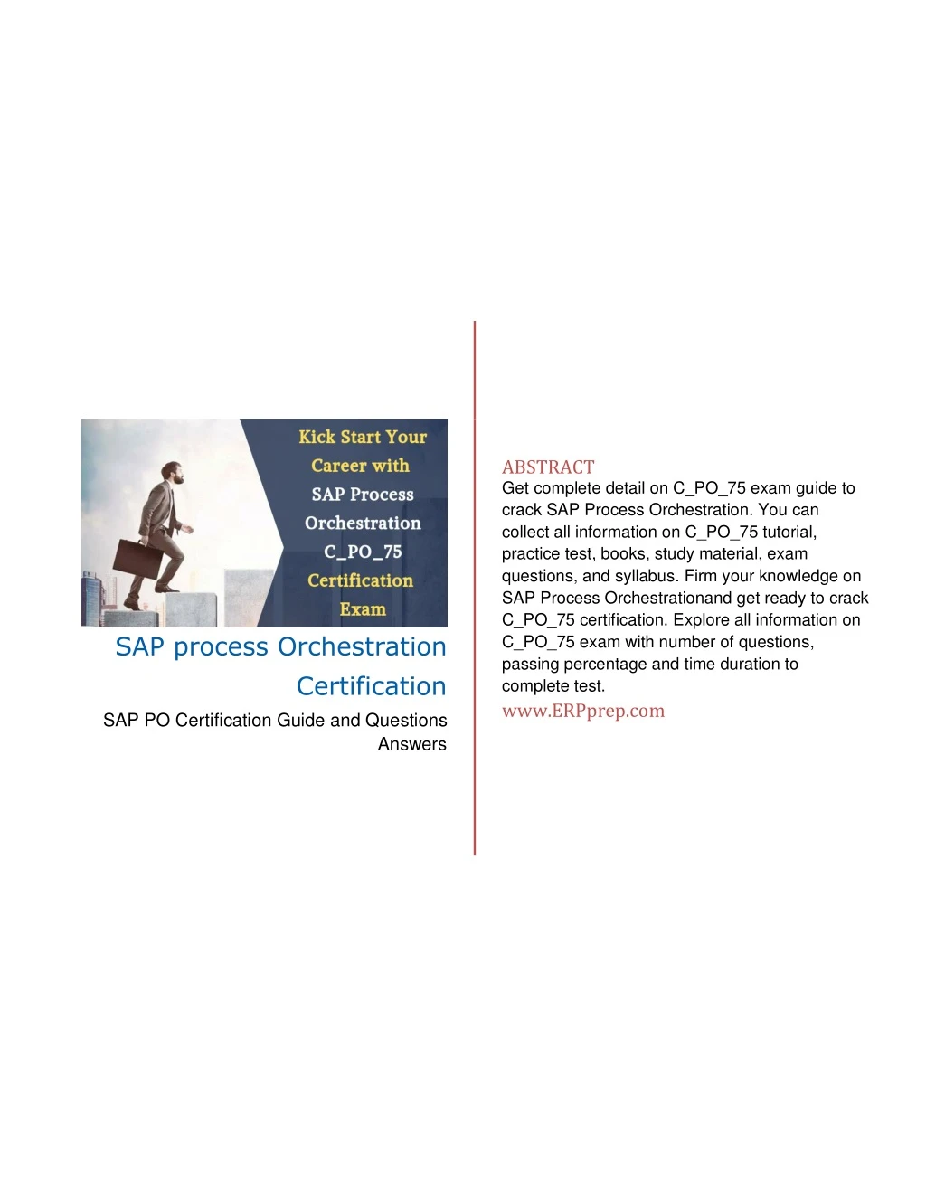 abstract get complete detail on c po 75 exam