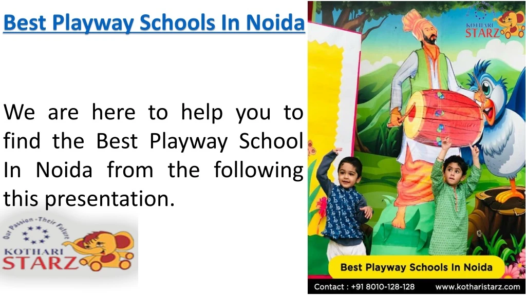 best playway schools in noida