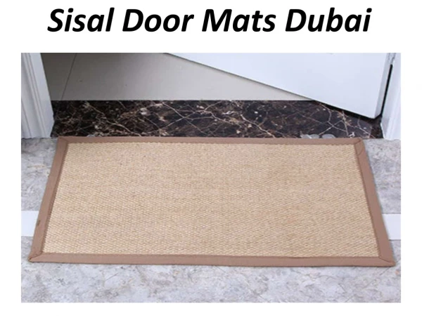 Sisal Door Mats Dubai