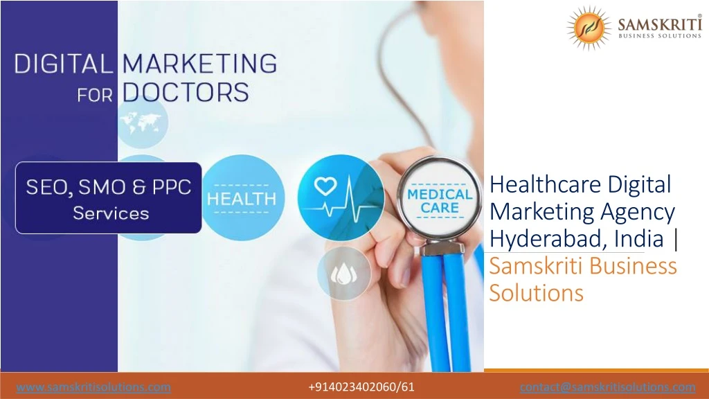 healthcare digital marketing agency hyderabad india samskriti business solutions