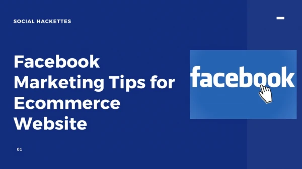 Facebook Marketing Tips for Ecommerce Website