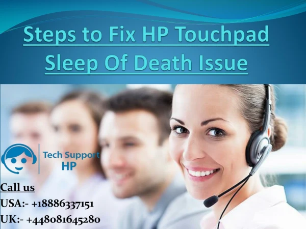 Steps to Fix HP Touchpad Sleep Of Death Issue