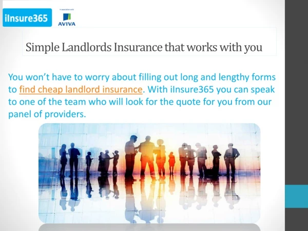 Simple Landlords Insurance Insurance that works with you