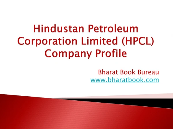 Hindustan Petroleum Corporation Limited (HPCL) Company Profile