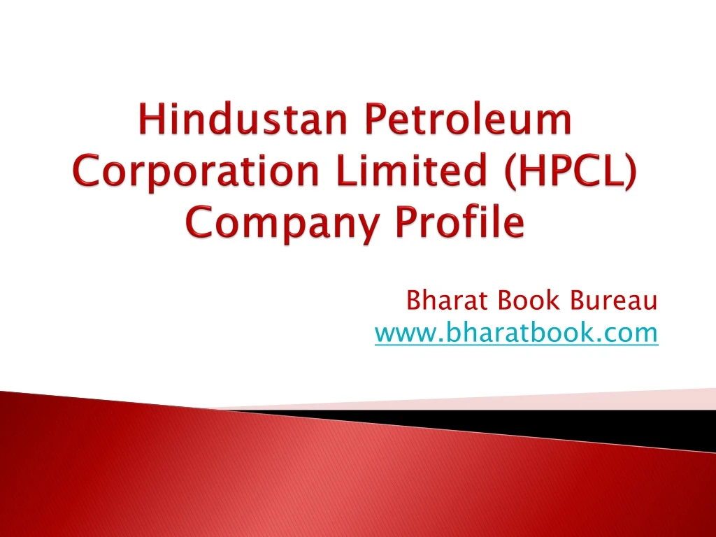 hindustan petroleum corporation limited hpcl company profile