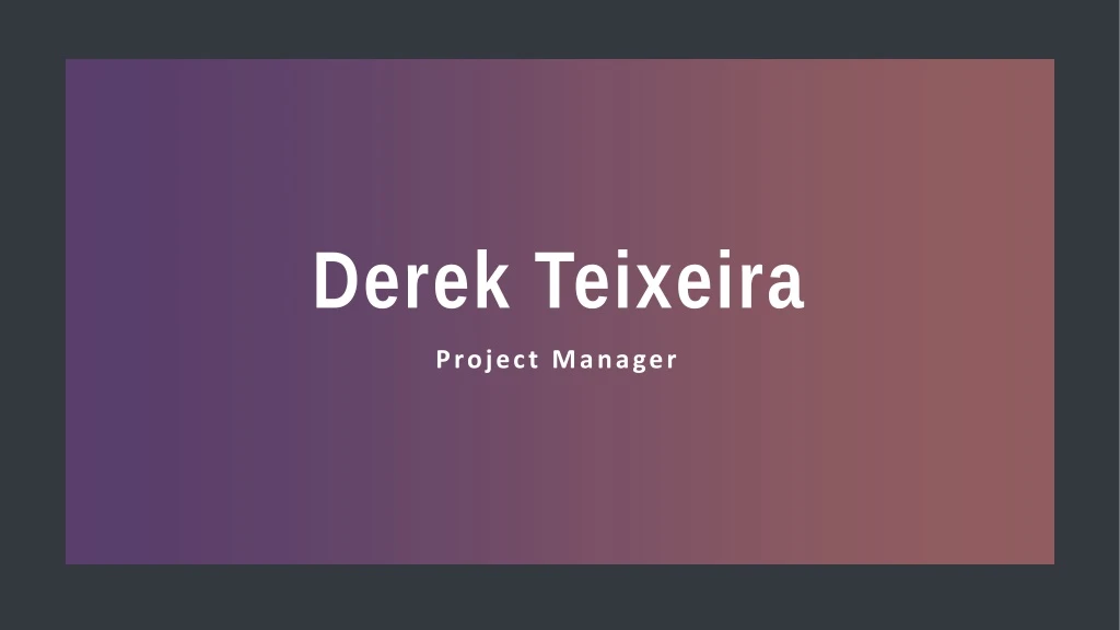 derek teixeira