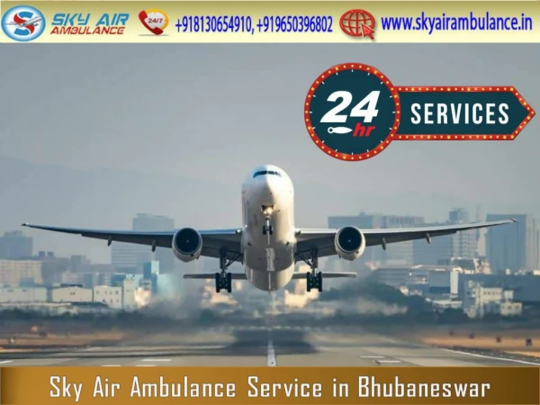 Rent Excellent and Dependable Air Ambulance in Bhubaneswar
