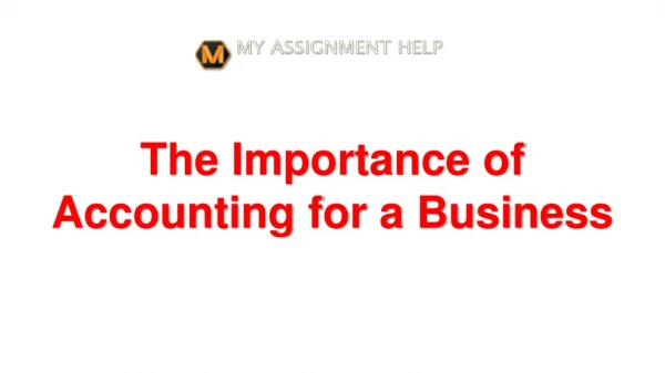 The Importance of Accounting for a Business