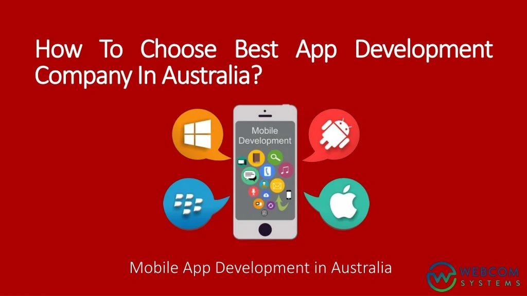 how to choose best app development company in australia