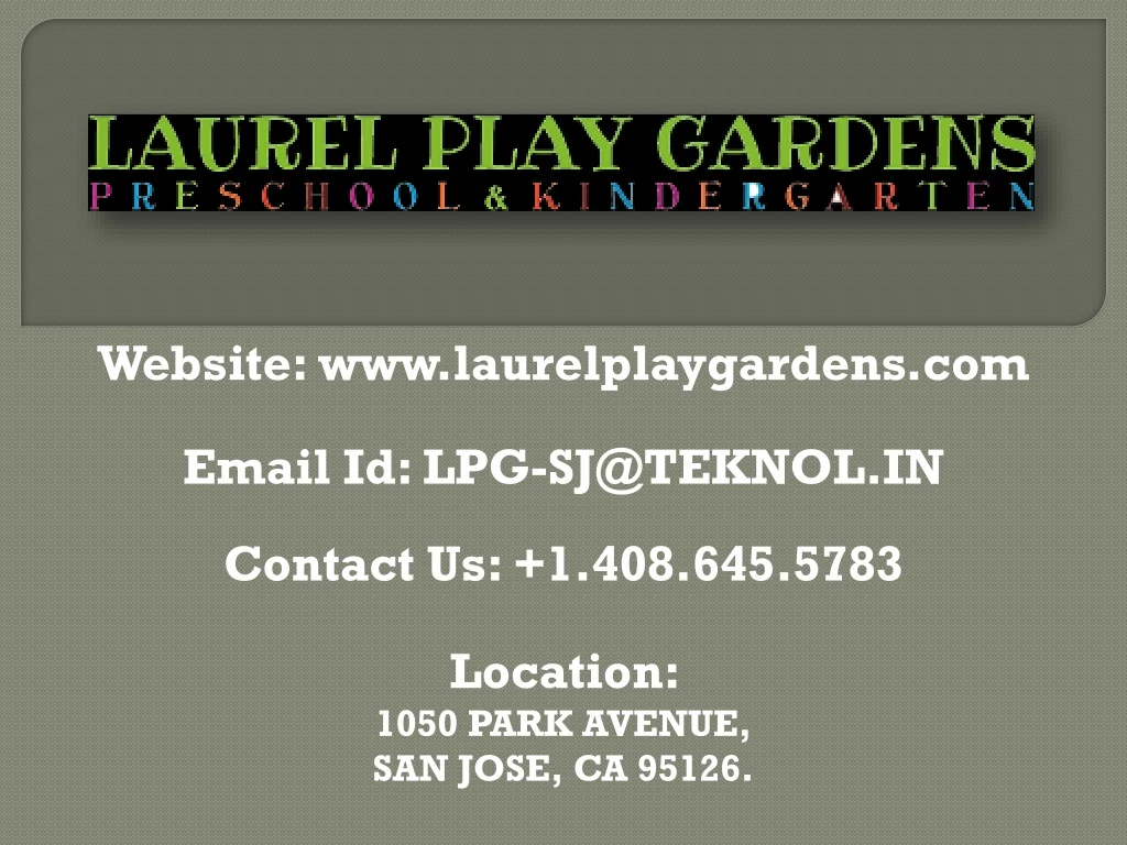 website www laurelplaygardens com