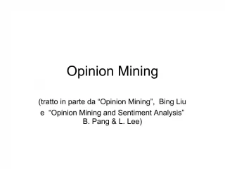 Opinion Mining - slide 1