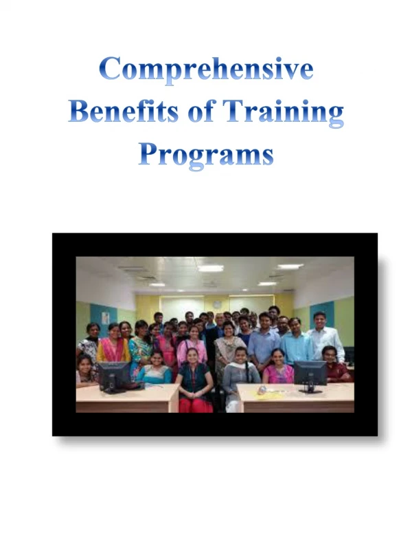 Comprehensive Benefits of Training Programs