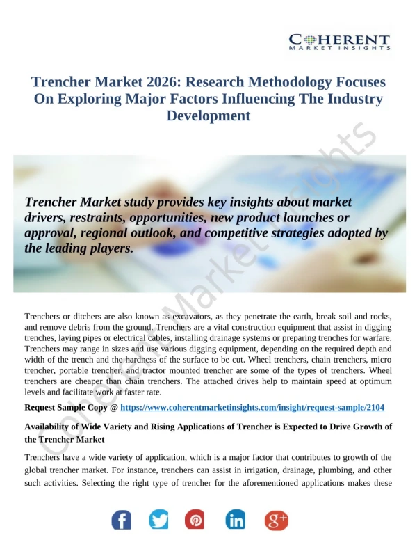 Trencher Market Size is Growing Globally by 2026