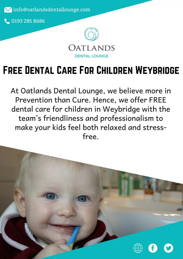 Free Dental Care For Children Weybridge