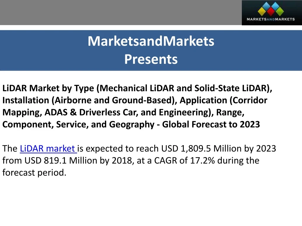 marketsandmarkets presents