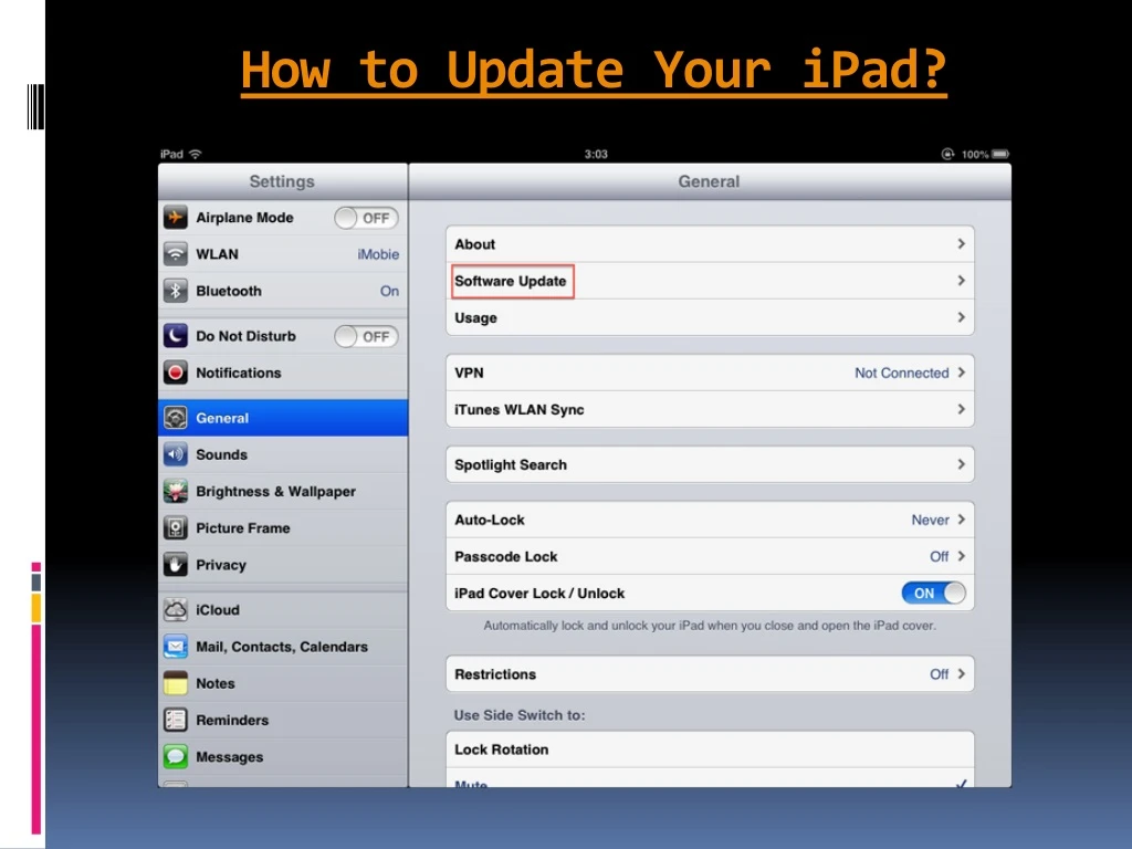 how to update your ipad