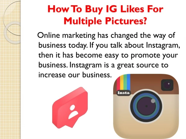 How To Buy IG Likes For Multiple Pictures?