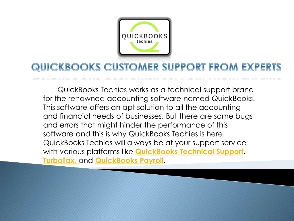 quickbooks customer support from experts