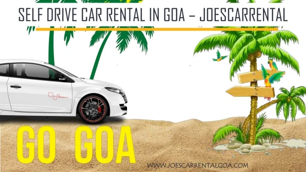 Self Drive Car Rental in Goa - Joescarrental