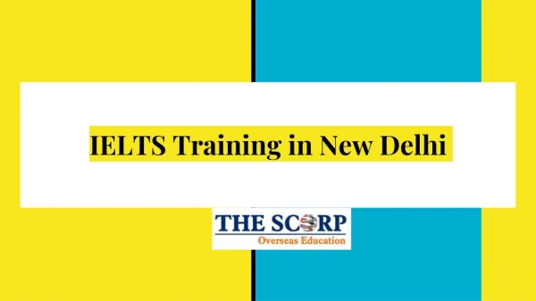 IELTS Training in Delhi