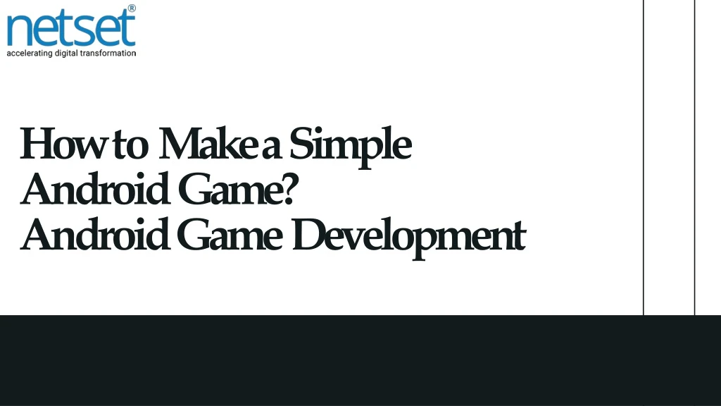how to make a simple android game android game development