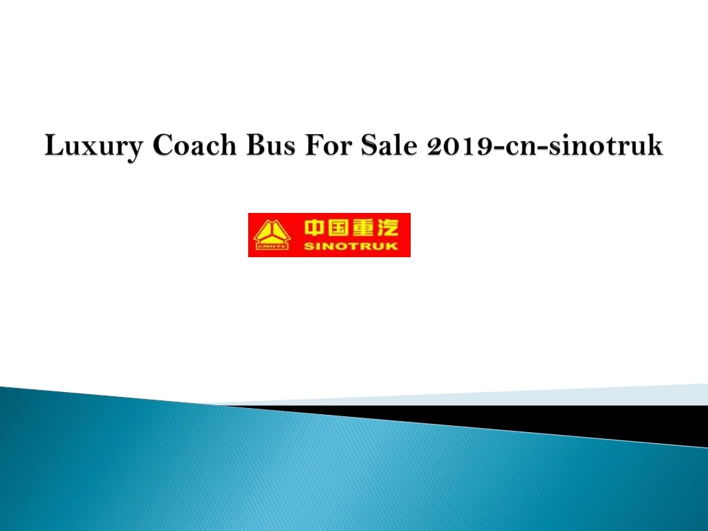 luxury coach bus for sale 2019 cn sinotruk