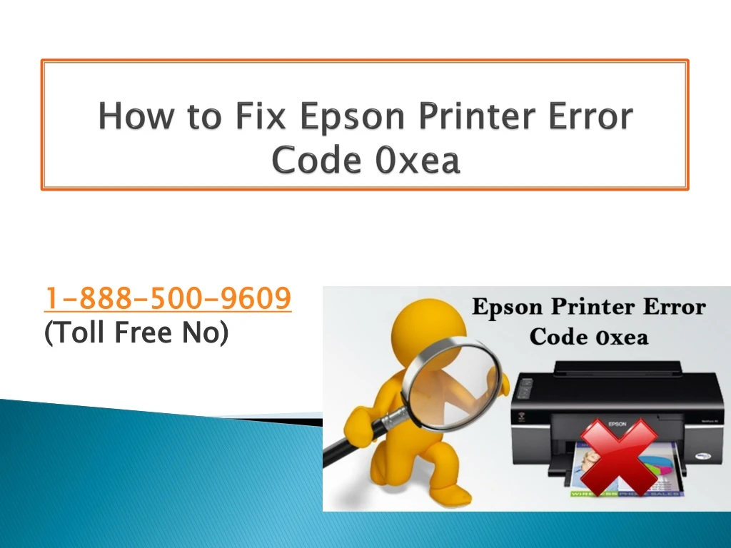 how to fix epson printer error code 0xea