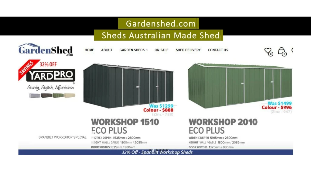 gardenshed com sheds australian made shed