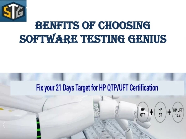Benfits Of choosing Software Testing Genius