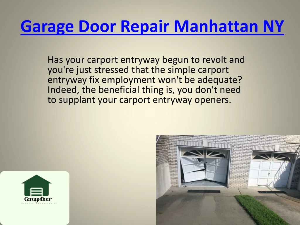 garage door repair manhattan ny