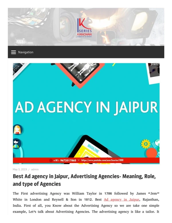 Best Ad Agency in Jaipur- Kseries