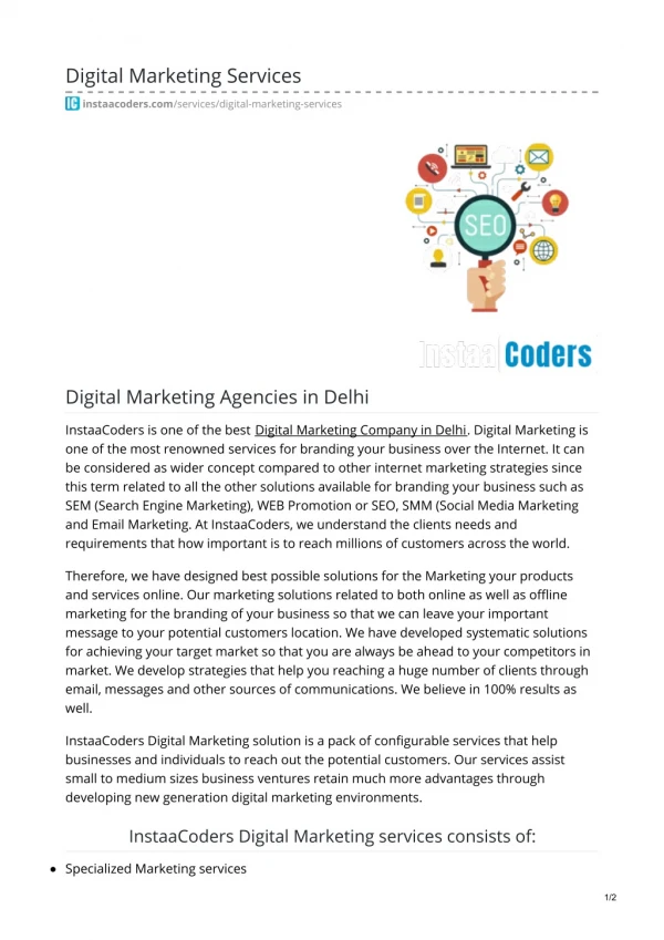 Best Digital Marketing Company in Delhi