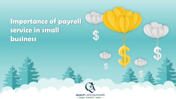 Importance of payroll service in small business