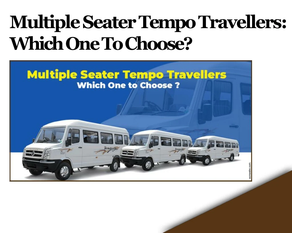 multiple seater tempo travellers which