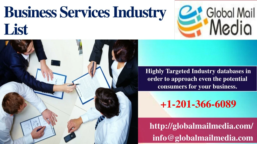 business services industry list