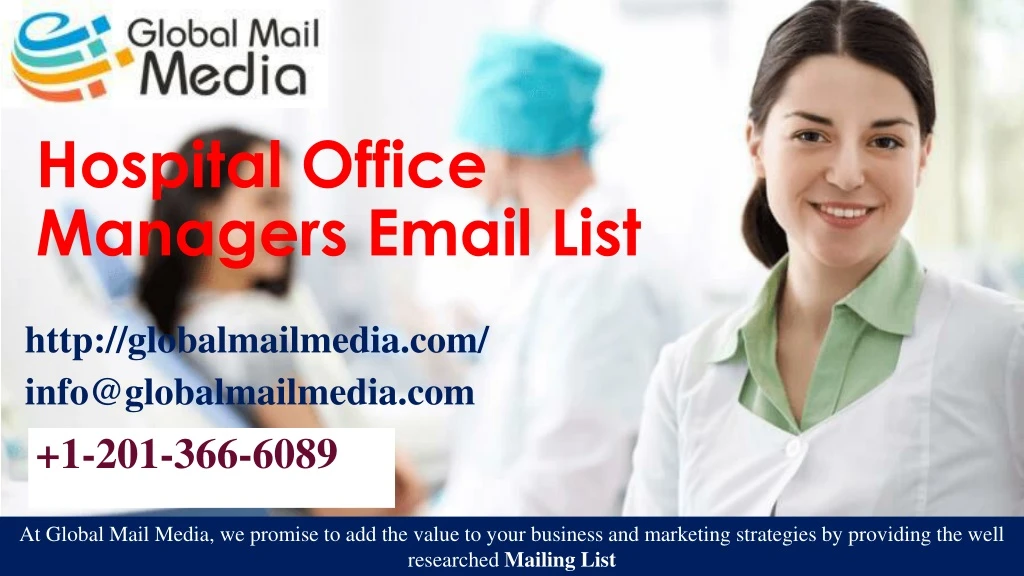 hospital office managers email list