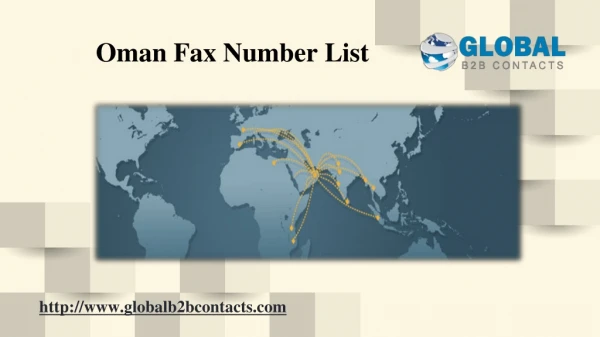 Oman Fax Number List