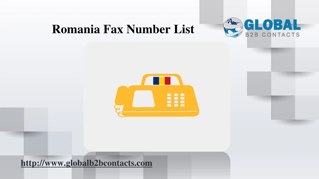 romania fax number list