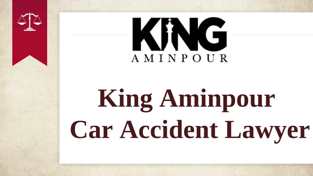 king aminpour car accident lawyer